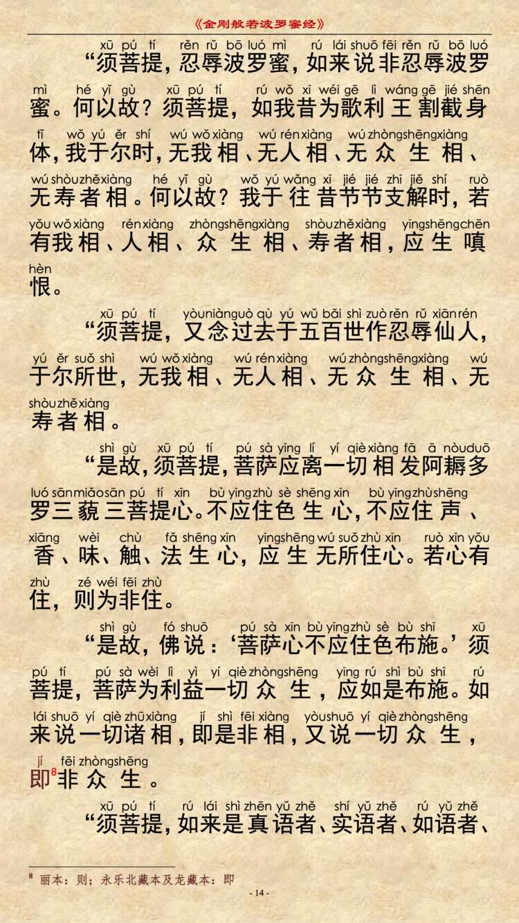 金刚经第16品 - 能净业障分