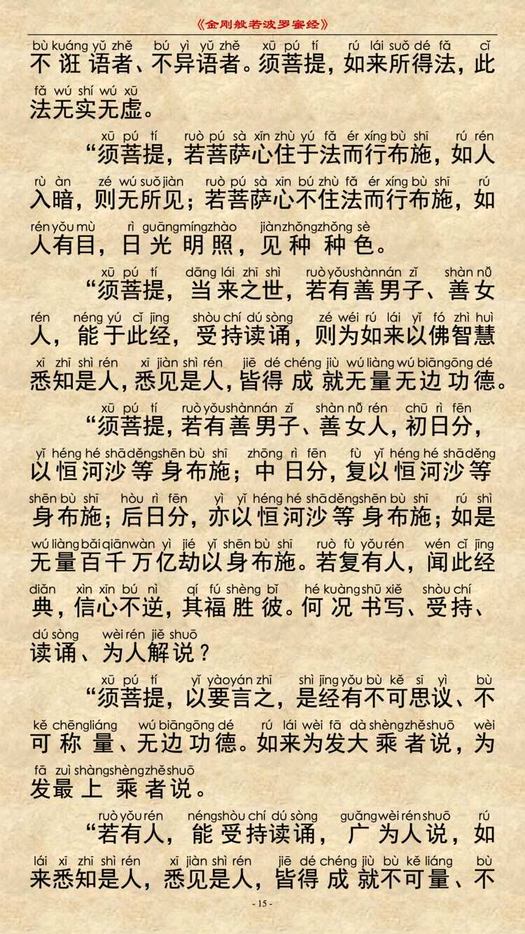 金刚经第17品 - 究竟无我分