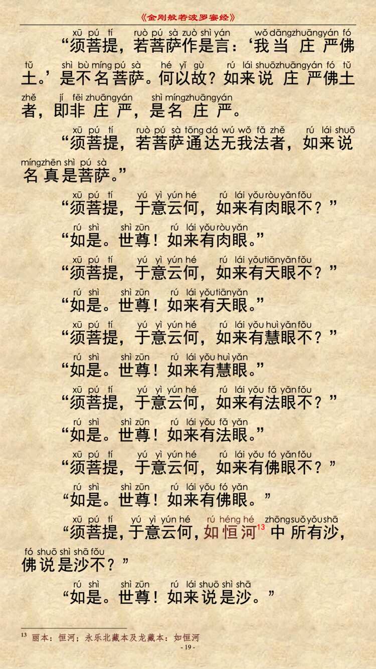 金刚经第21品 - 非说所说分