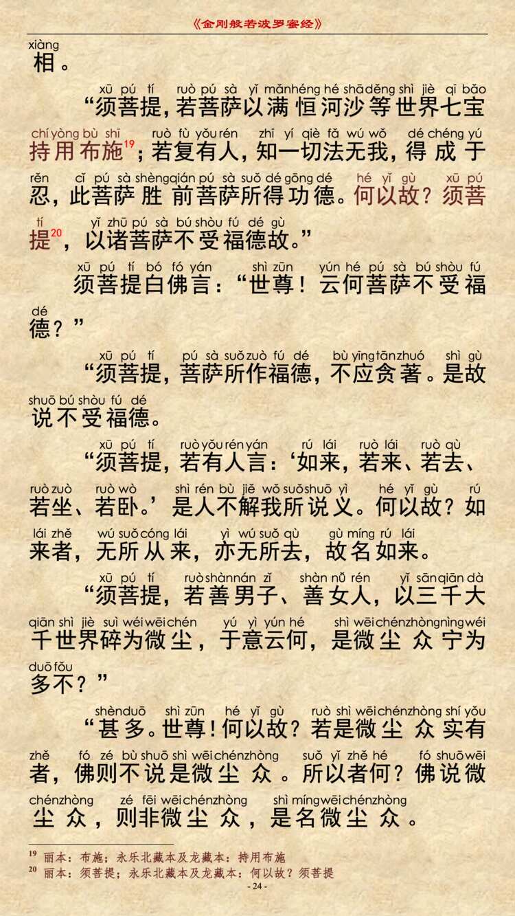 金刚经第26品 - 法身非相分