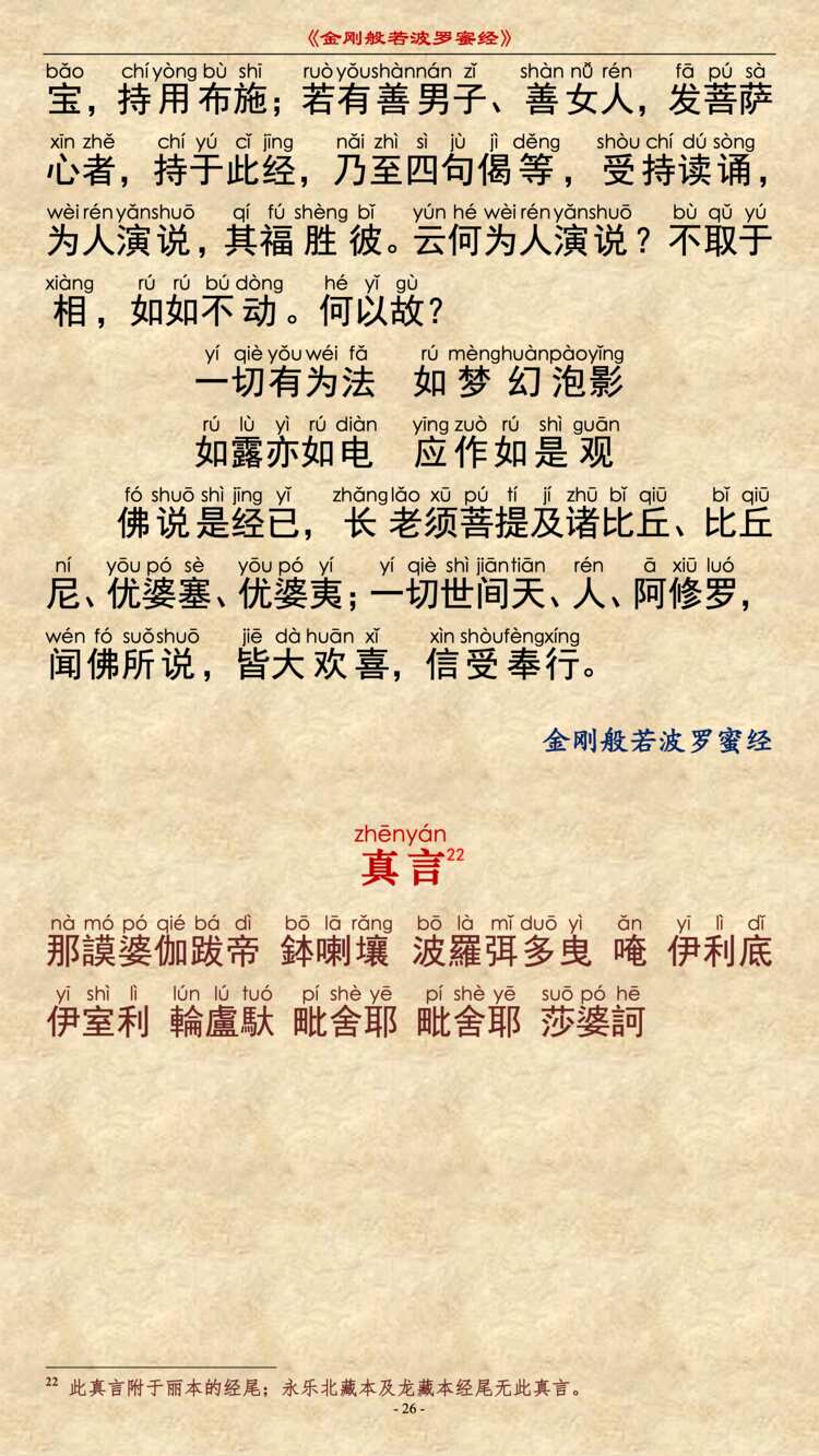 金刚经第28品 - 不受不贪分