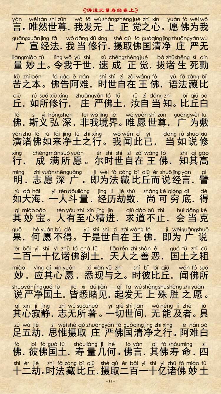 无量寿经卷上10