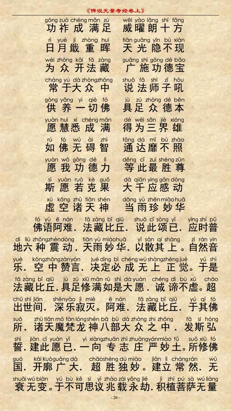 无量寿经卷上19